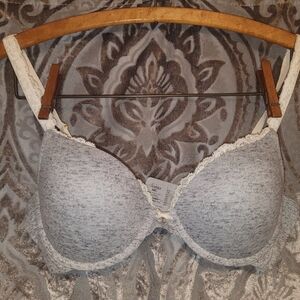 Soma Gray Underwire Bra with Adjustable Straps